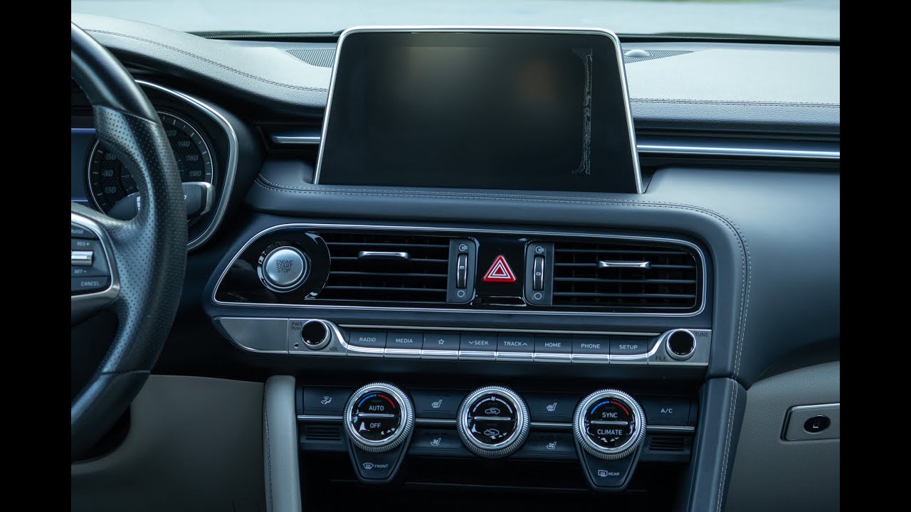 2020 Genesis G70 6-Speed - Infotainment Demo