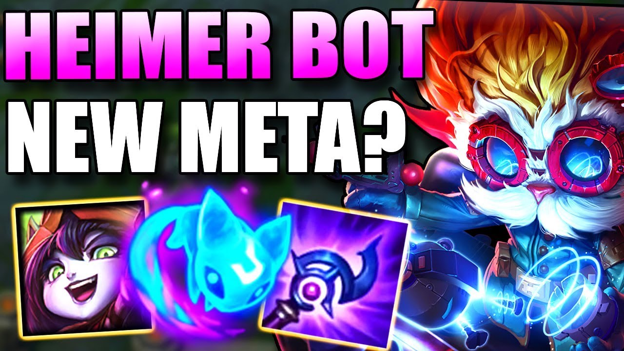 HEIMERDINGER BOT LANE WAS PLAYED IN LCS? WHY DOES HE WORK AS ADC? - League of Legends Gameplay