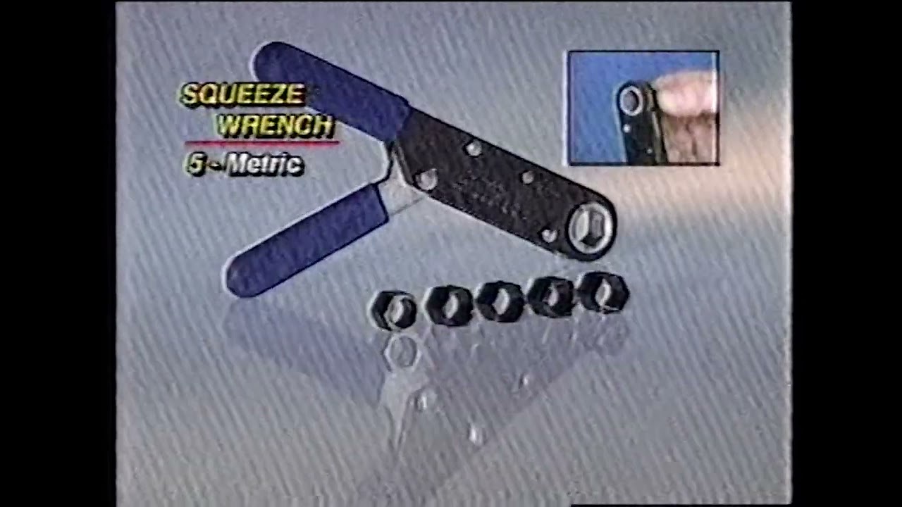 Squeeze Wrench Infomercial (2 Min Spot) (As Seen On Tv) *1999*