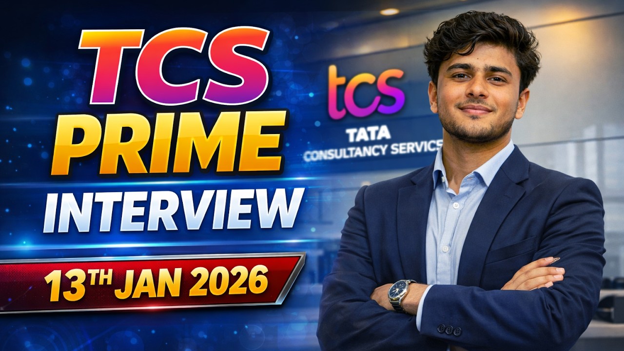 TCS Prime Interview Experience | 13 Jan 2026 | What Really Happened Inside? | TCS NQT 2026