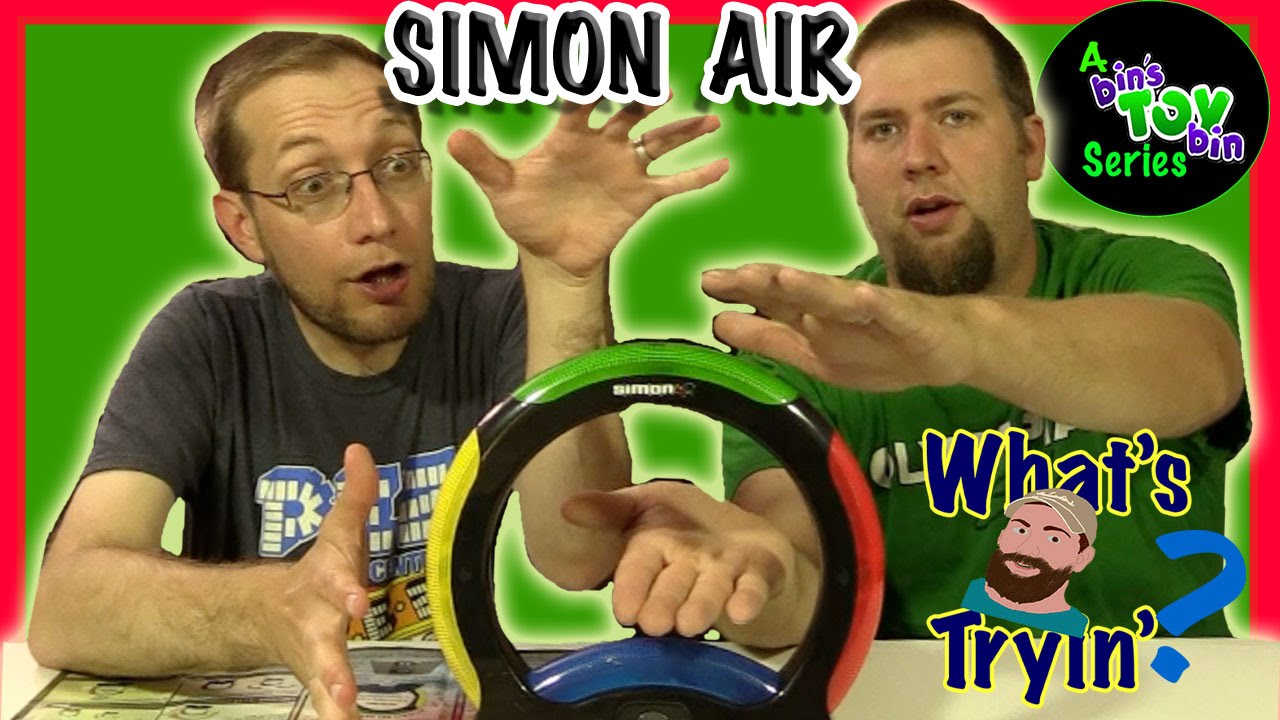 SIMON AIR GAME! Can Ryan and Jon Work Together??? | What's Ryan Tryin' | Bin's Toy Bin