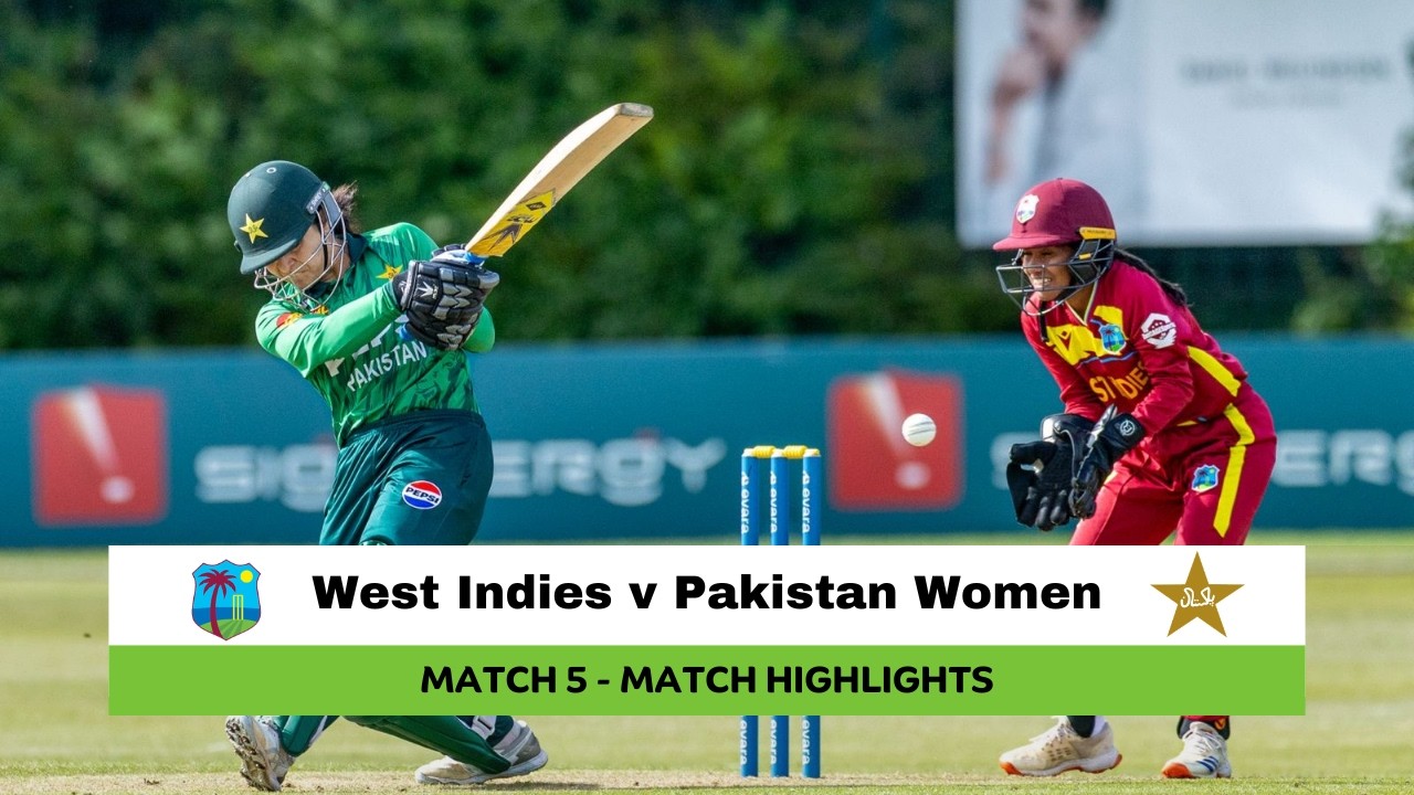 Pakistan v ​West Indies Women | Match 5 | Women's T20I Tri Series, 202​6 | Match Highlights