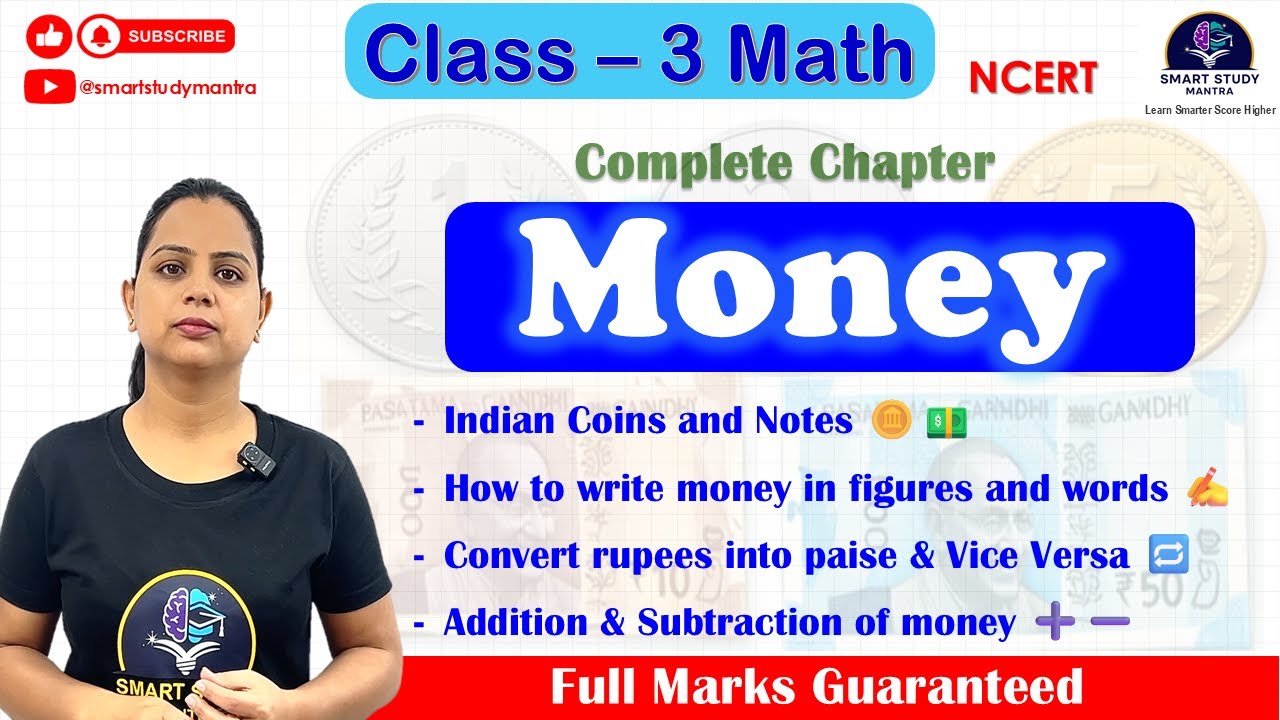 Money for Class 3 | Complete Chapter from Basics #money #class3math #education #trending