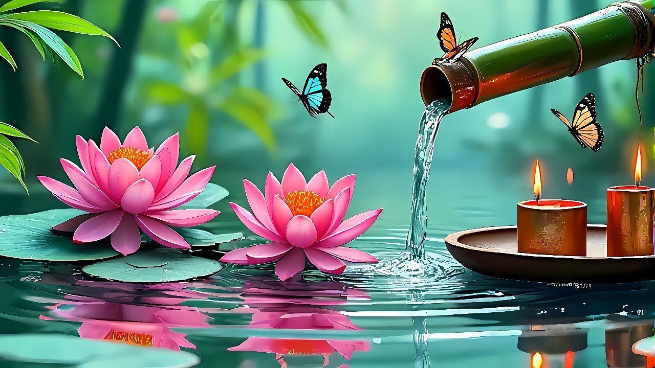 Insomnia: Bamboo, Piano Stress Relief, Deep Sleep, Relaxation & Therapeutic Music 🌿 #1