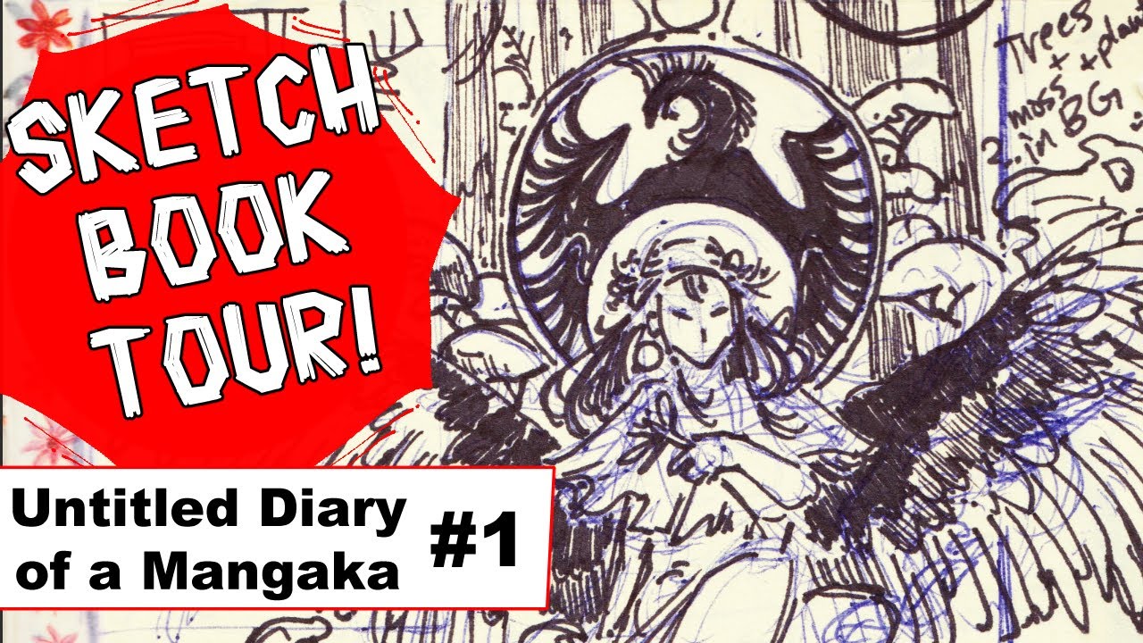 Sketchbook Tour | 2015-2023 | Untitled Diary of a Mangaka