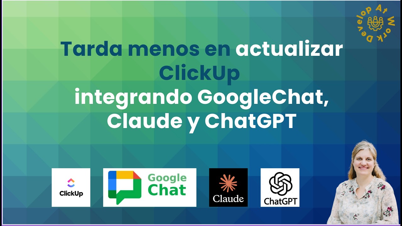 Gestiona tareas sin salir de tu herramienta favorita. Combina ClickUp, GoogleChat y Claude/ChatGPT