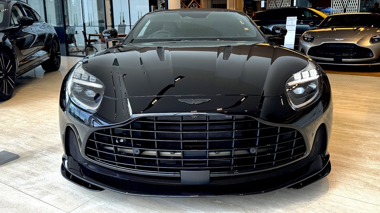 2024 Aston Martin DB12 Super GT in Onyx Black | Interior and Exterior [4K] HDR