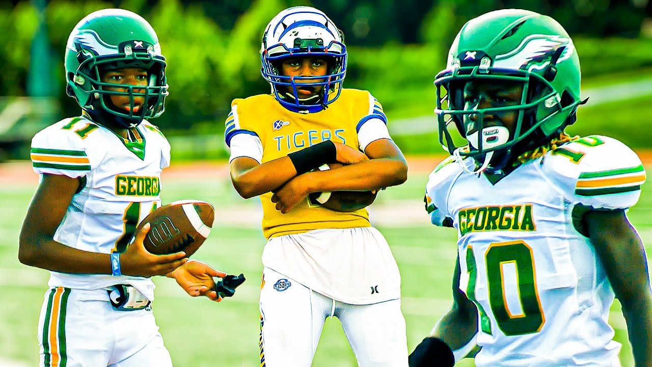 Georgia Eagles (GA) vs Beast End Tigers (VA)🔥🔥BALLERS SHOWED OUT! 11U Youth Football |Red Zone EYSN