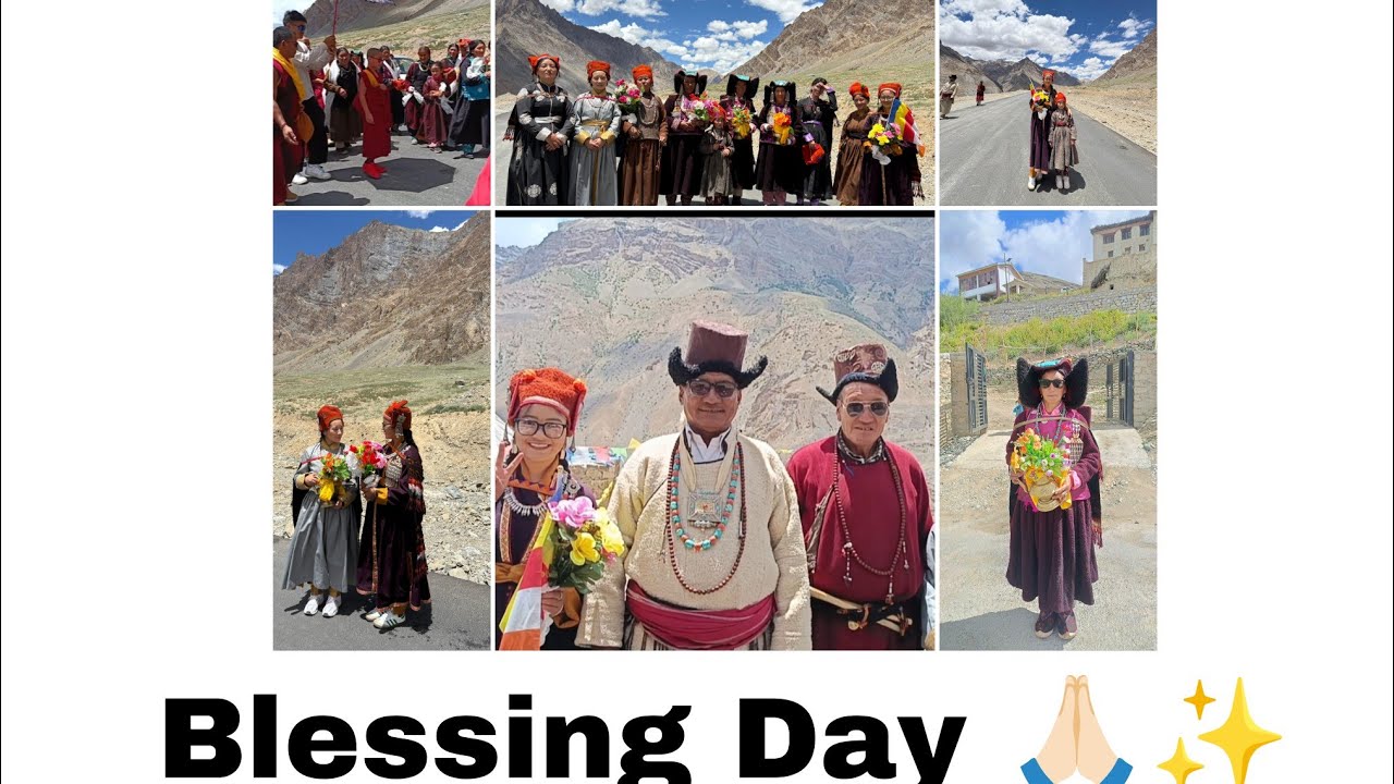 Warm welcome to Lagalo  Renpochey on his visit to Zanskar//Received Grand welcome 🕊️Blessings day🙏🏻🎀