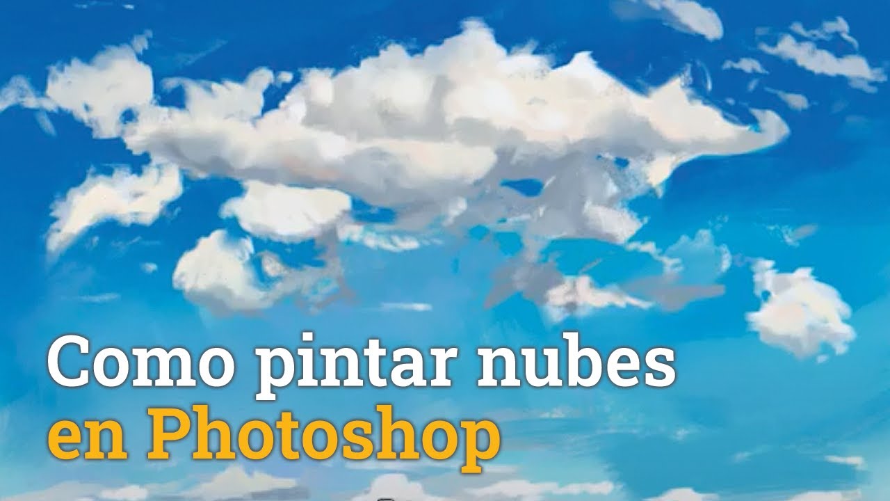 Como pintar nubes en Photoshop