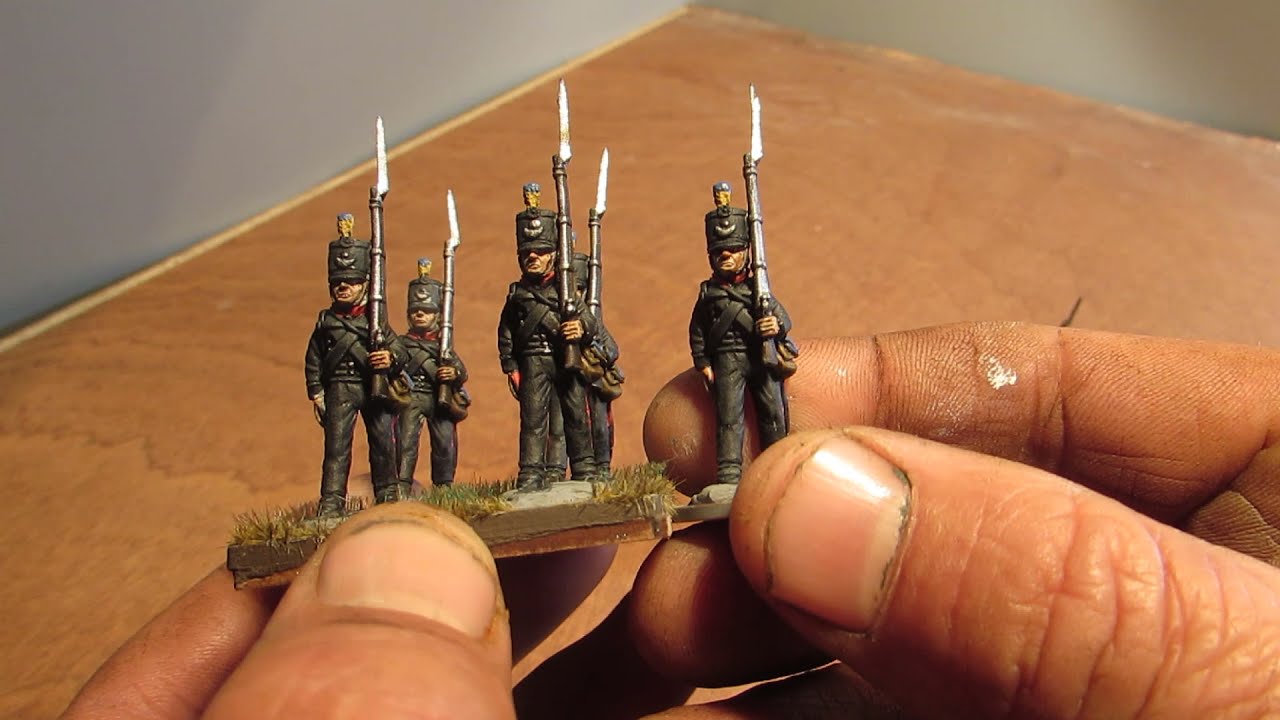 The (Brunswickers) road to Quatre Bras 3, painting with Contrast paints (and a few traditionals )