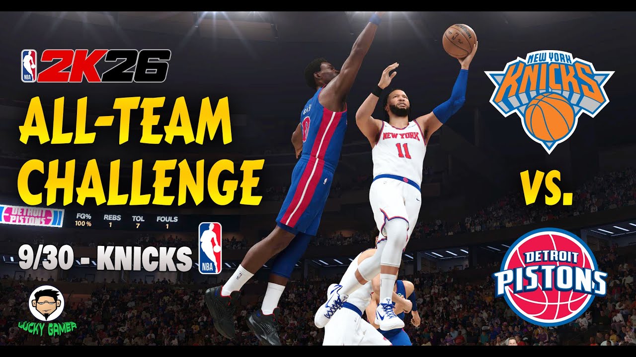 NBA 2K26 All-Team Challenge | KNICKS | Locked Down at the Garden: New York Stifles Pistons’ Offense