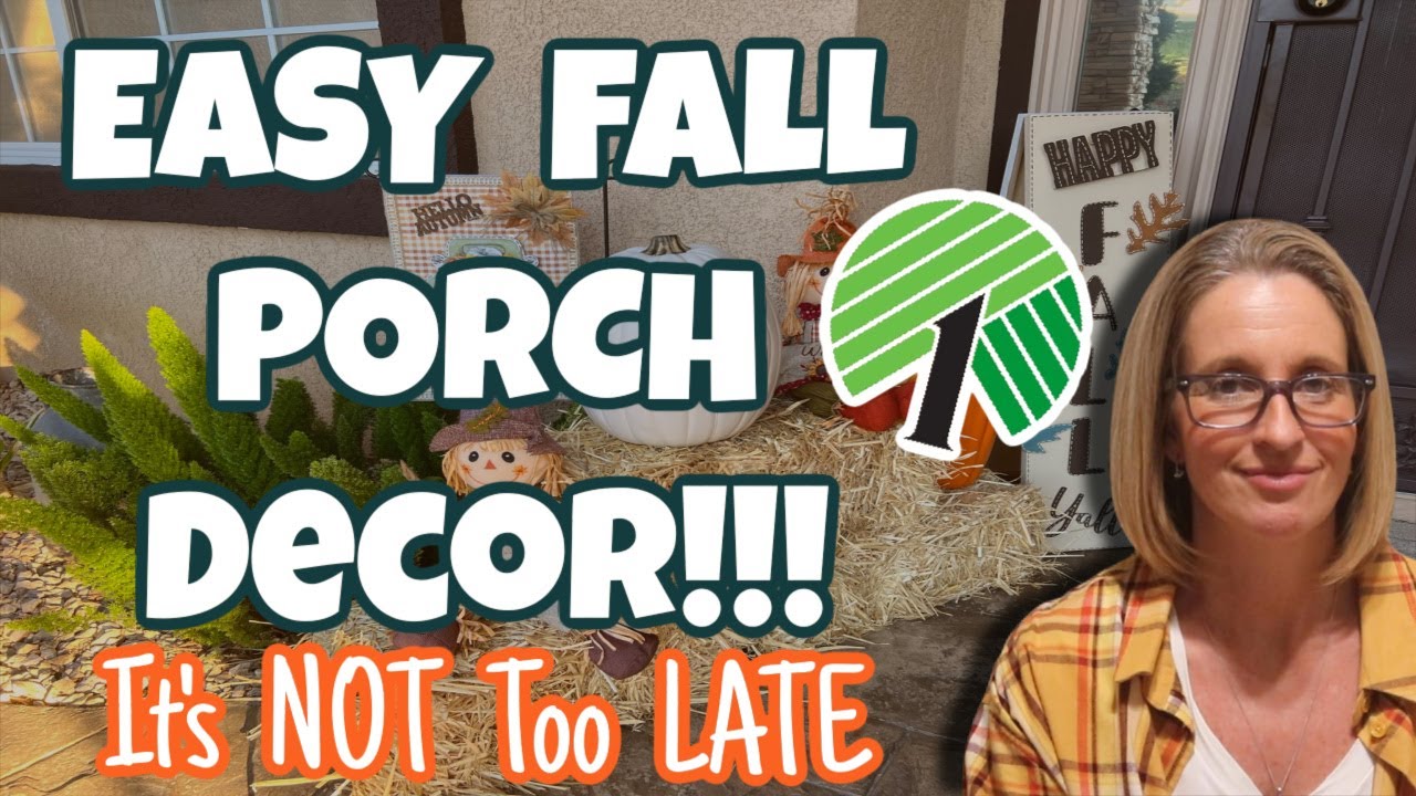 It's NOT too LATE! EASY FALL PORCH DECOR