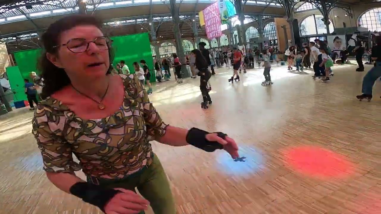 Roller disco au Carreau du Temple le 25 Mai 2025