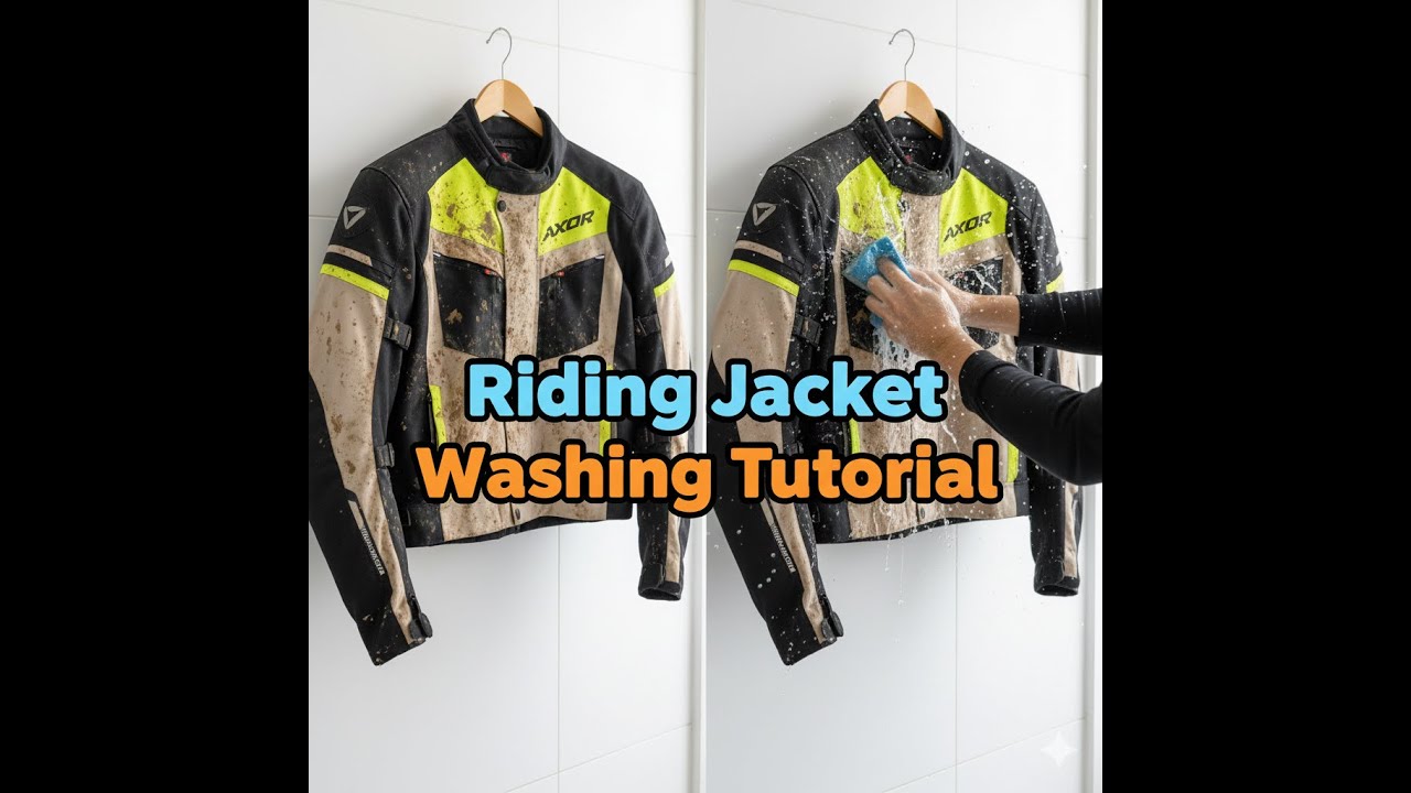Riding Jacket Washing Tutorial | Clean Without Damaging Armor