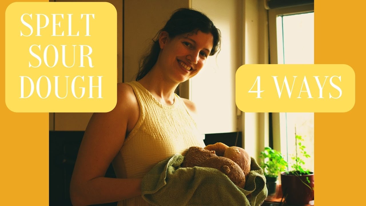 Spelt Sourdough with different Hydration and Flours - Vegan & Healthy - Spelt Bread Series pt2