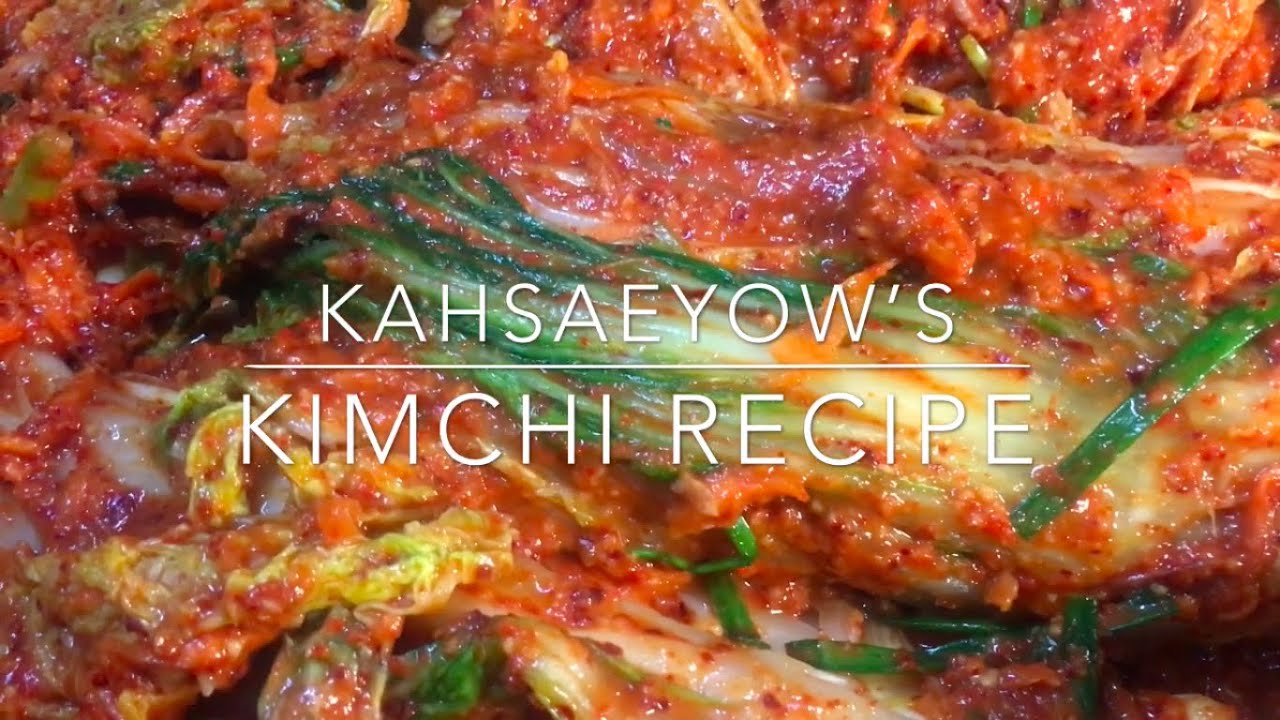 Kimchi Recipe (#Kimchi)