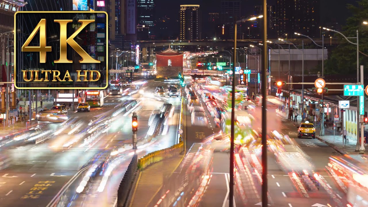 Traffic Timelapse (NO copyright 4K footage)