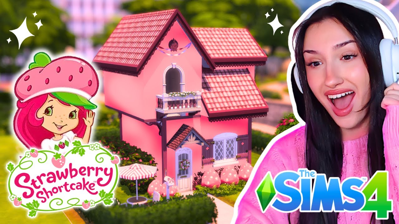 Building a TINY HOME for Strawberry Shortcake in The Sims 4
