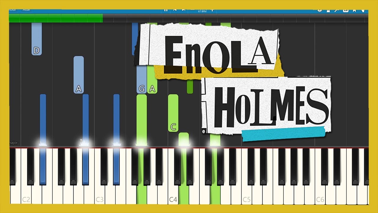 Wild Child - Enola Holmes [PIANO TUTORIAL + SHEET MUSIC]