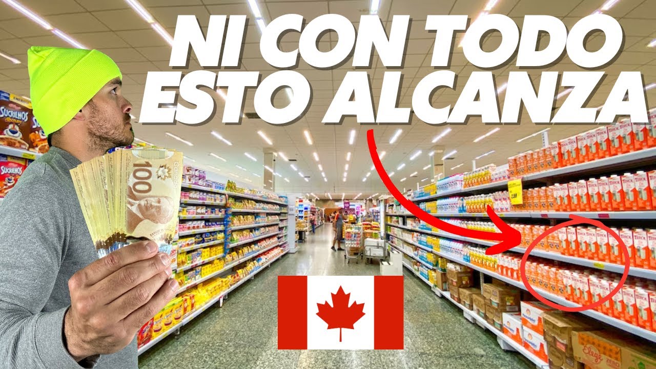 CANADA 2023 ¿cuanto cuesta hacer mercado?