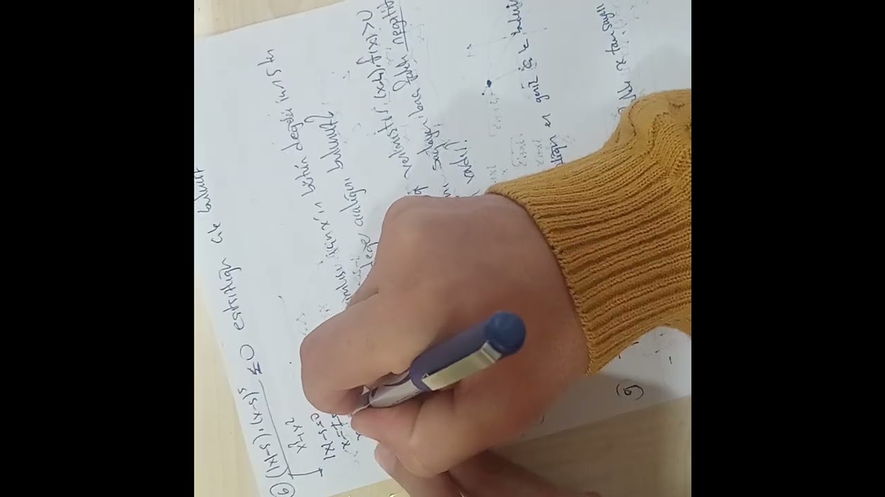 Eşitsizlikler soru çözümü 