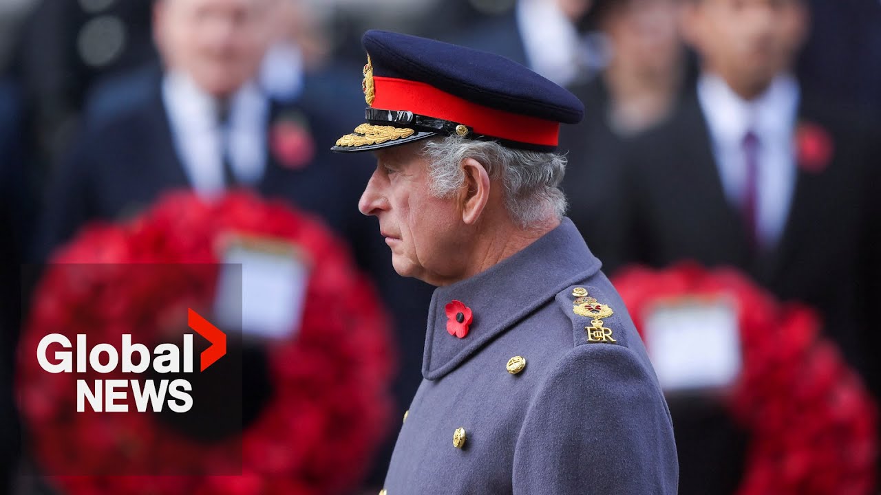 King Charles leads 1st Remembrance Day ceremony as monarch
