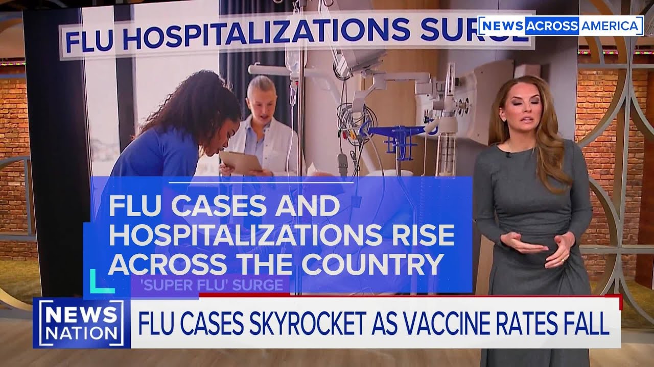 Flu cases and hospitalizations rise across the country
