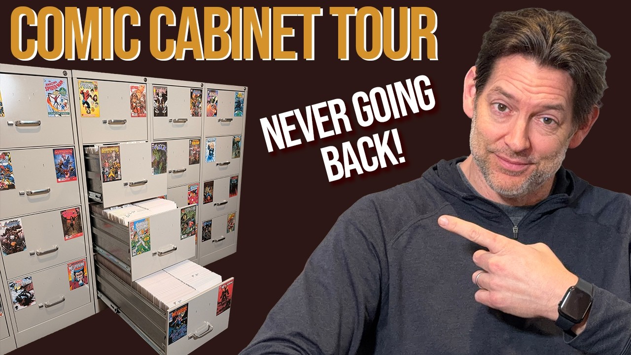 Comic Book Cabinet Tour - Never Going Back!