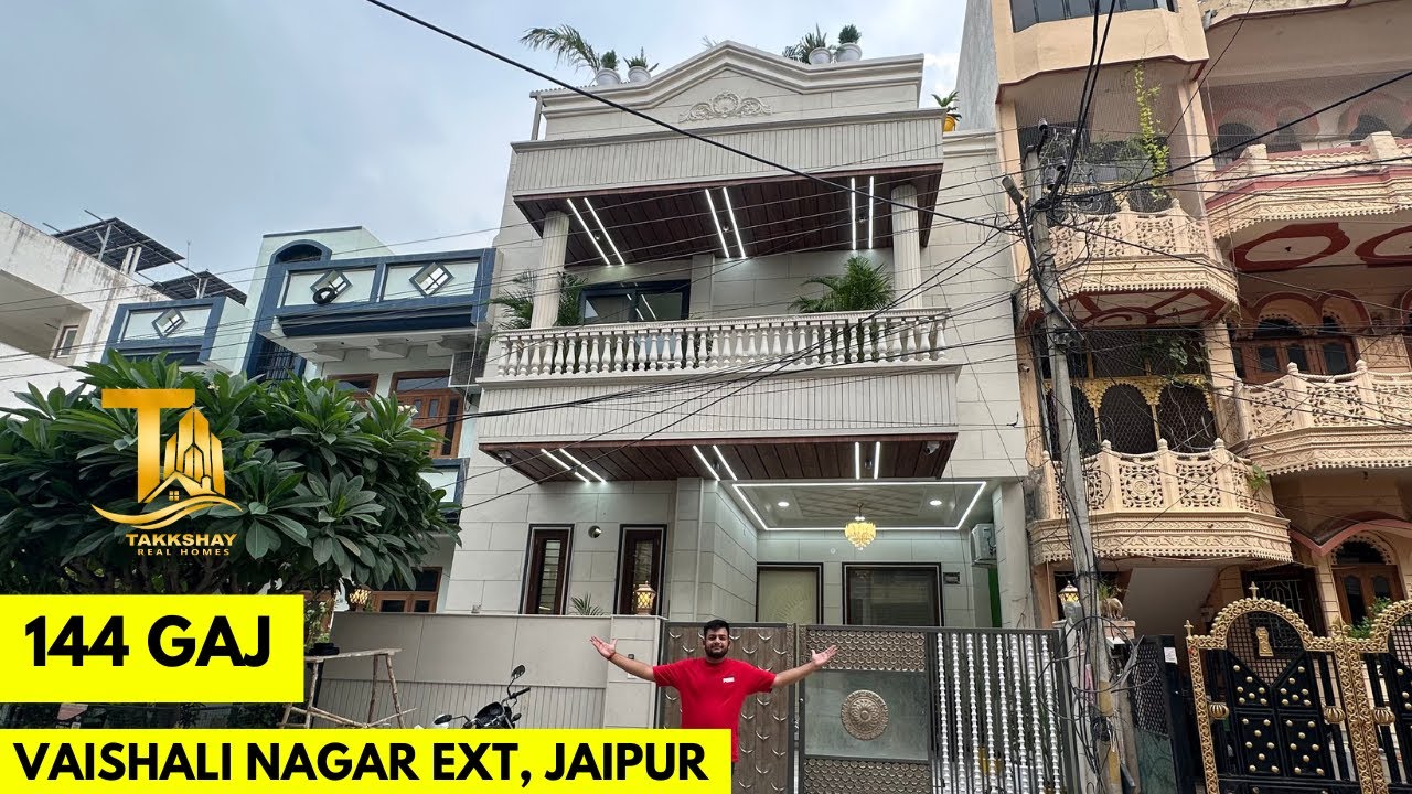 144 Gaj 4BHK Luxury Villa in Vaishali Nagar, Jaipur | Lift | Terrace Garden