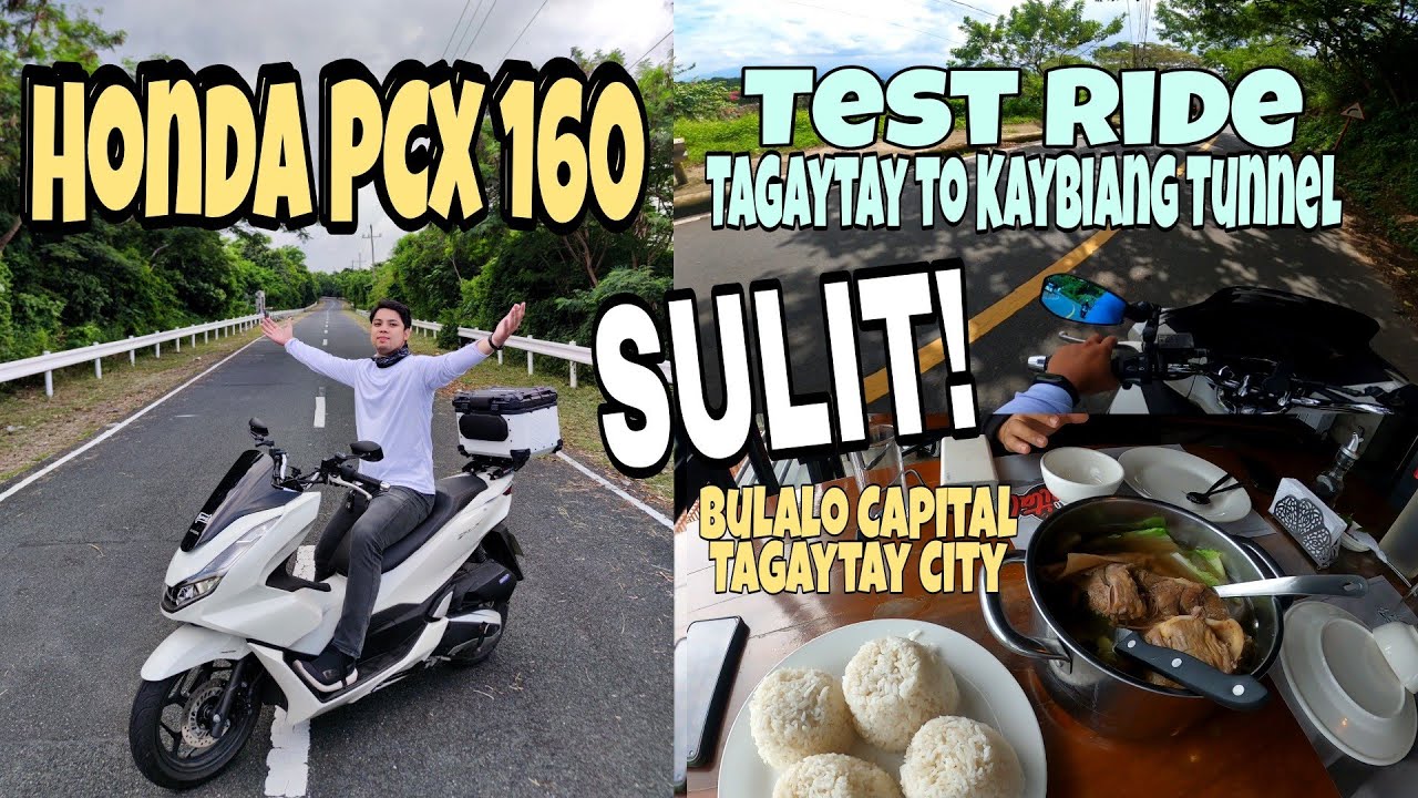 HONDA PCX 160 - Gives comfort and smooth sailing while riding pcx 160 | Tagaytay to Kaybiang Tunnel