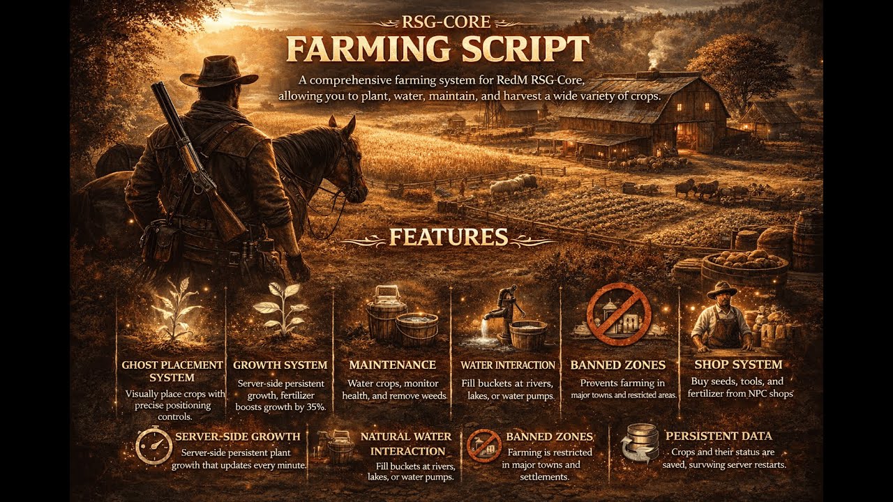 [REDM] Farming Script