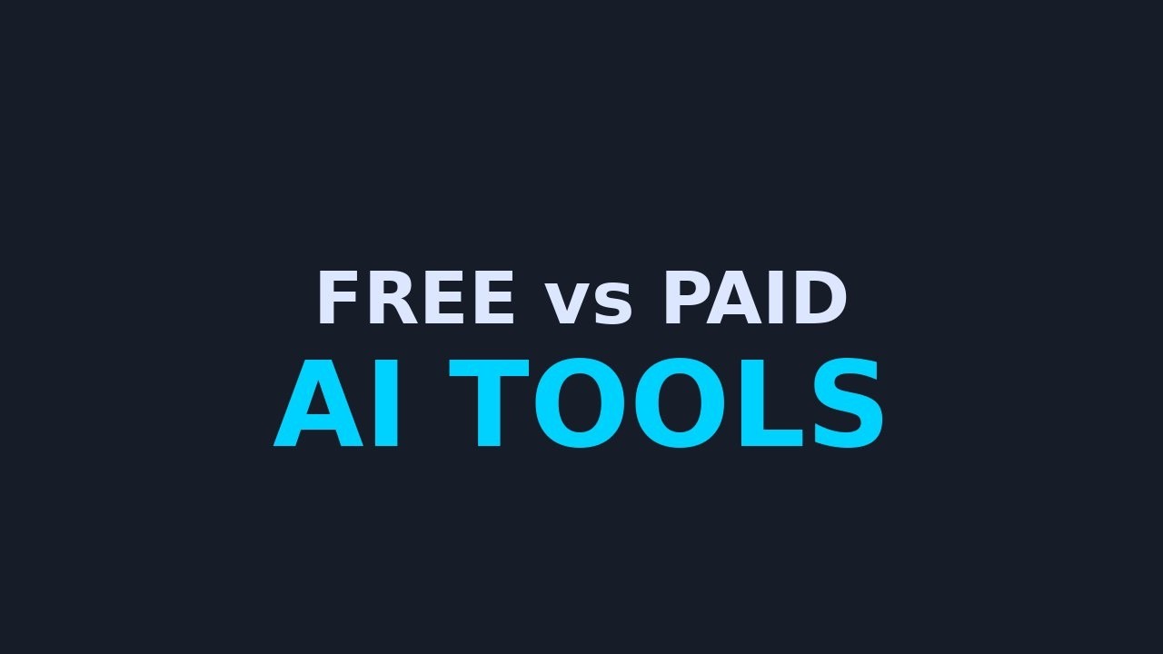 Free vs Paid AI Tools — What Actually Matters