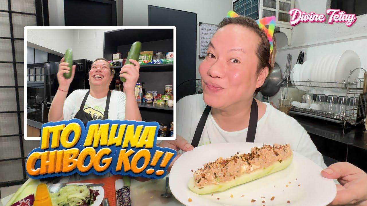 GANITO MUNA FOOD NATIN! HIGH IN PROTEIN, LOW IN CARBOHYDRATES NA CUCUMBER TUNA BOAT! | DIVINE TETAY