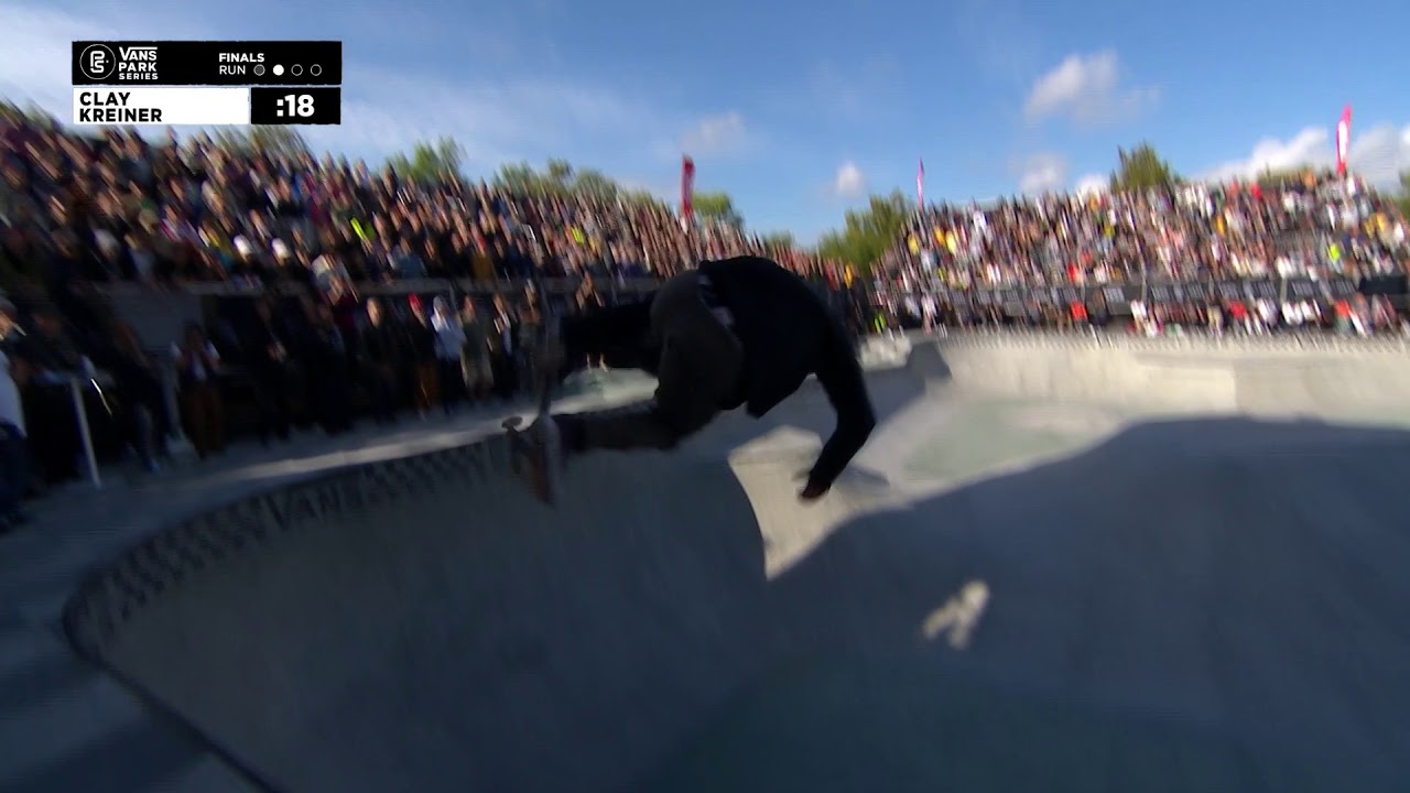 2nd Place - Clay Kreiner (USA) 83.30 | Malmo, SWE | 2018 Men's Vans Park Series