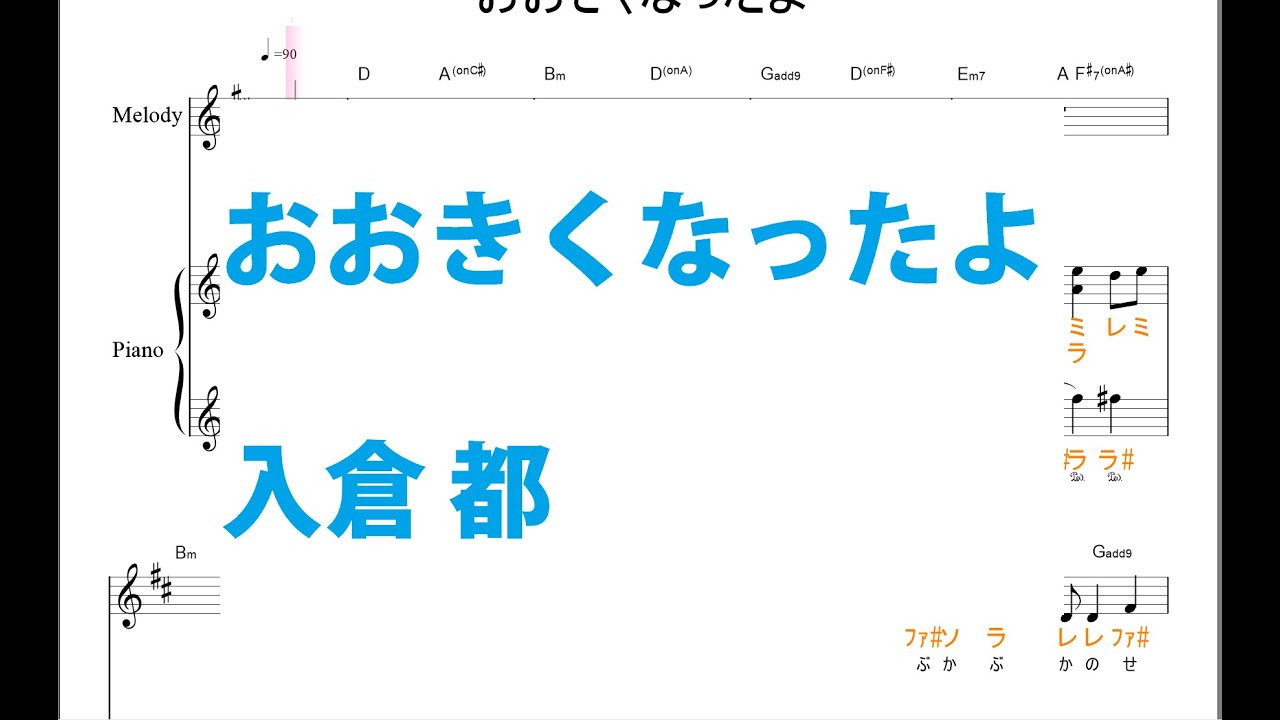 おおきくなったよ／入倉 都