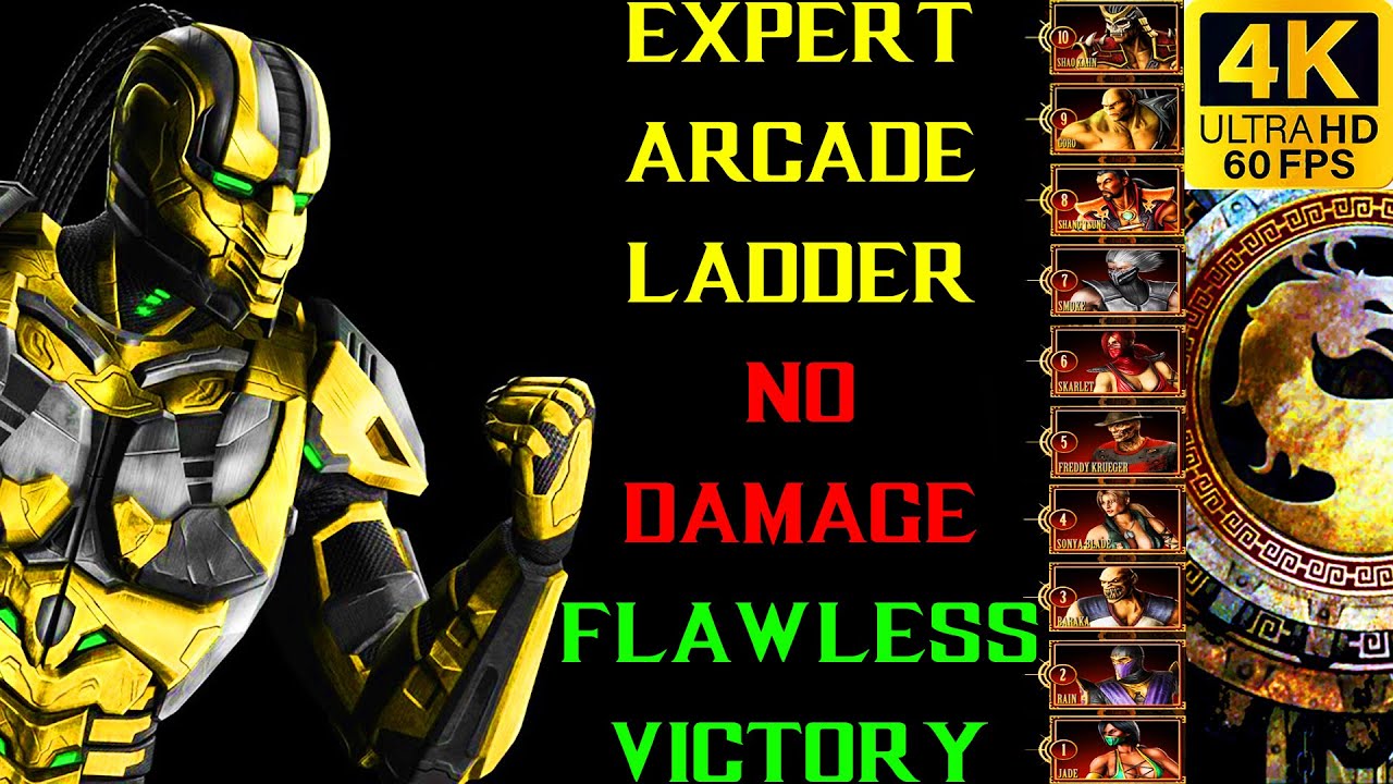 SYRAX. EXPERT Arcade Ladder. (NO DAMAGE. NO LOSSES. FLAWLESS VICTORY) MORTAL KOMBAT 9. 4K / 60 FPS