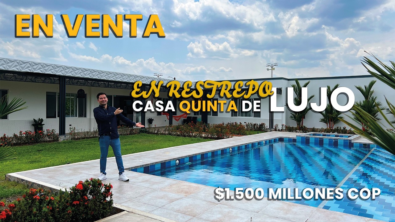 Casa quinta moderna en venta – Parcelación Maiporé – Restrepo (Meta)🏡