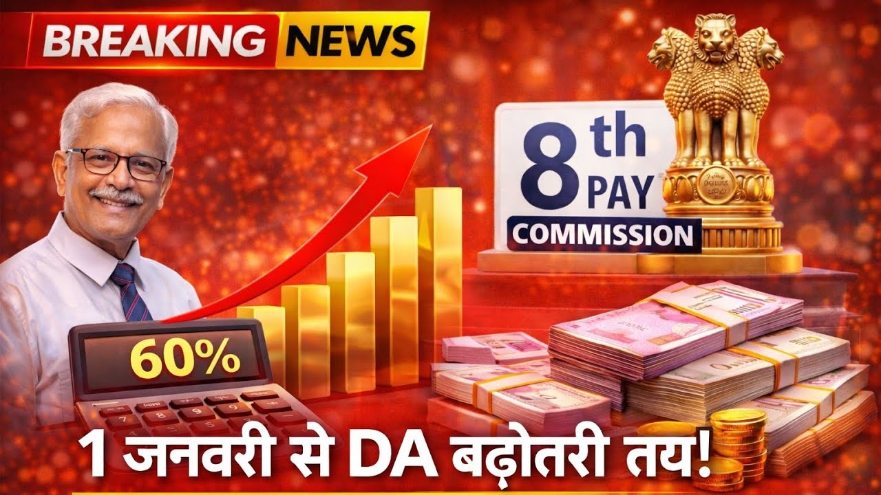 8th Pay Commission Update: No DA Merger with Basic, DA Hike Likely from January 1