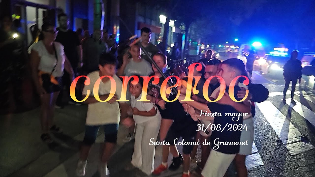 Correfoc/Fiesta mayor/Sta. Coloma de Gramenet 31/08/2024 #santacolomacity #correfoc