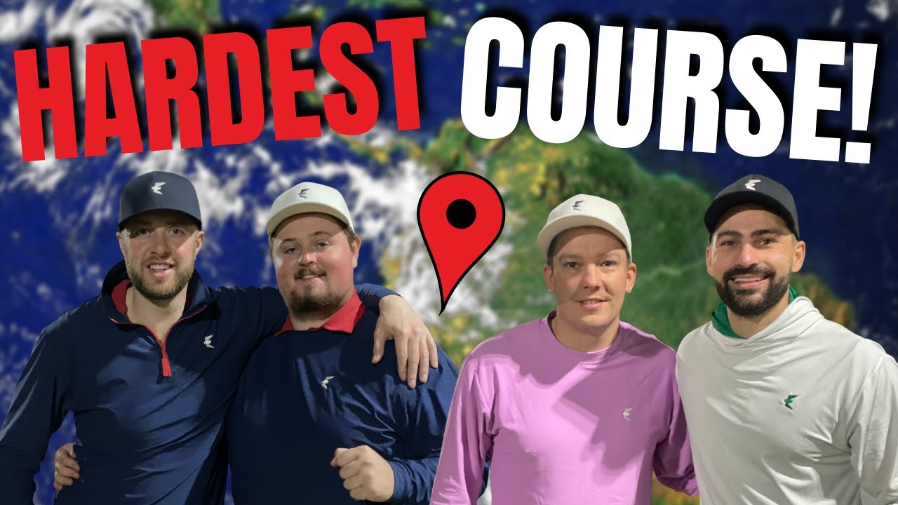We play NIGHT GOLF at the HARDEST COURSE IN THE WORLD! | PLAYING VLOG