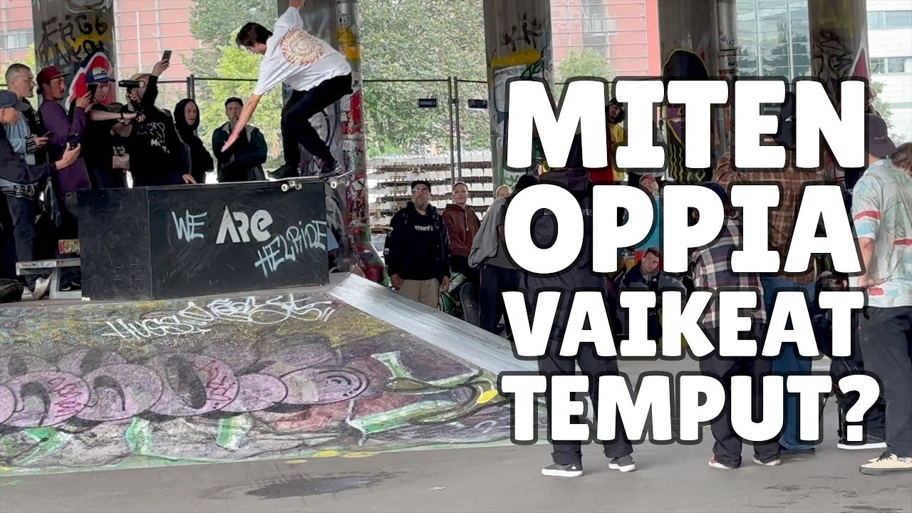 Miten oppia vaikeat skeittitemput? Näin onnistut! 3 Tärkeää pointtia 🛹
