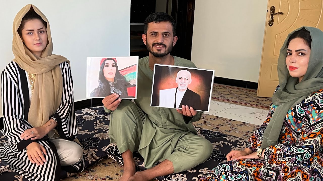 بازی تصاویر با غلام سخی 😂 اشرف غنی شوهر خاله ام‌ است 🤪😇