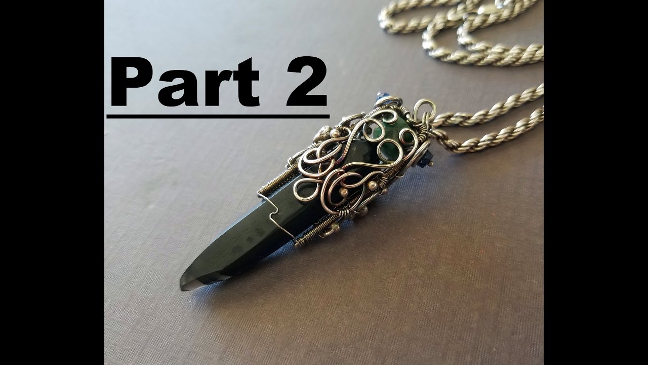 Wire Wrapping Time Lapse Tutorial - Obsidian Part 2