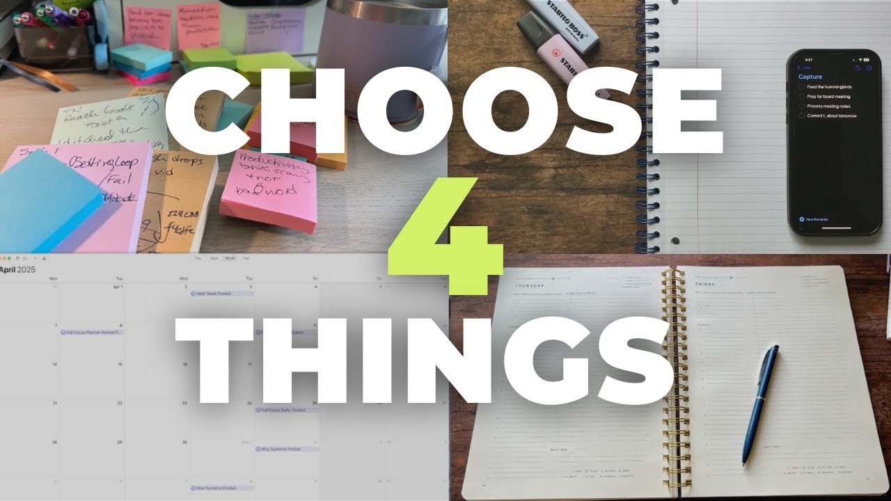 4 Things you Need to Organize Your Busy Life