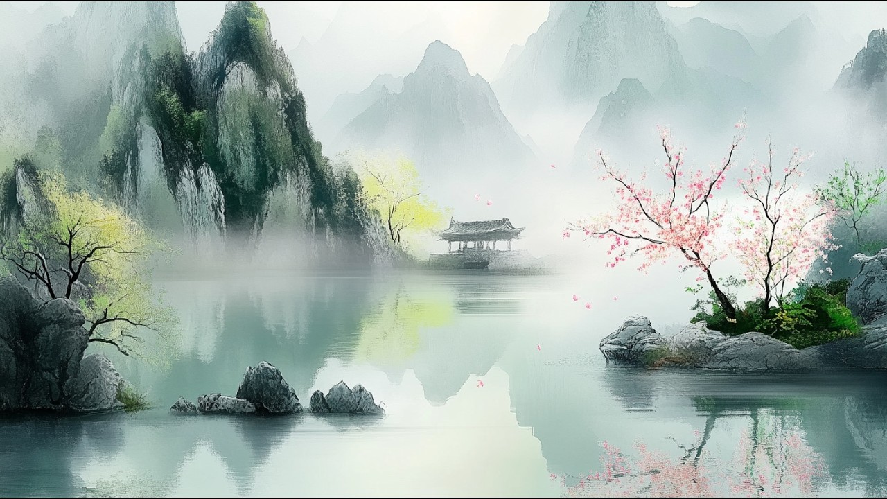 「 静 · 言」山水清音 箏簫禪韻‧古風‧輕音樂🍃療癒 冥想 靜心 陪伴 養生 助眠 #MeditationMusic #ChineseZither #Relaxing#chineselofi