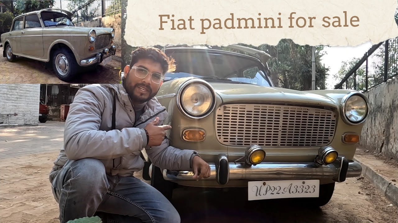 1989 FIAT PADMINI FOR SALE  IN CHANDIGARH || VINTAGE CAR FOR SALE  || #kotharicarwala #fiat