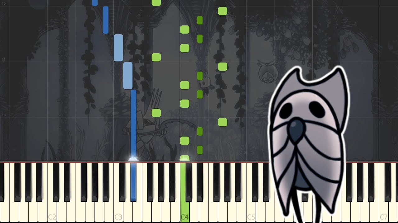 White Palace - Hollow Knight [Piano Tutorial] (Synthesia)