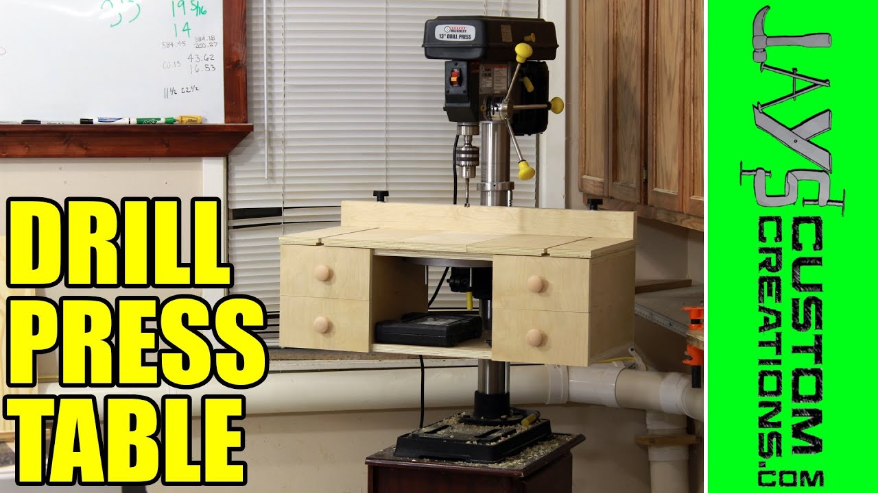 Homemade Drill Press Table: Free Plans! - 128