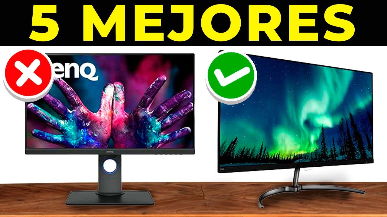 ✅ Los 5 MEJORES MONITORES Para PRODUCTIVIDAD 2025 | MONITORES Para PROGRAMAR Amazon